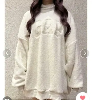 오버 사이즈 보아 하트 GAP 로고 맨투맨 트레이닝복