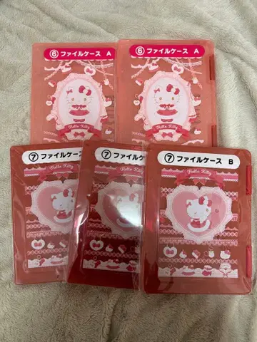 헬로키티 행운 복권 파일 케이스 세트 (낱개 판매 가능)