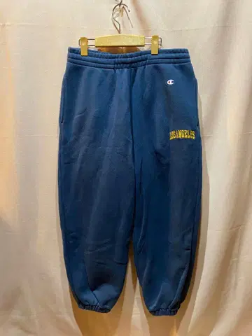 챔피온 LOS ANGELES 자수 스웨트 팬츠 네이비 로스앤젤레스