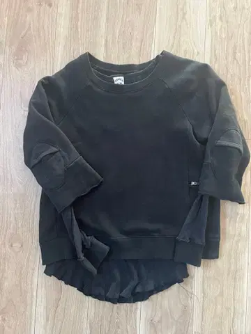 SUNSEA 3way broken sweat 블랙