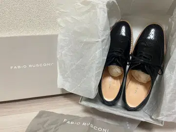 FABIO RUSCONI 블랙 옥스퍼드 신발 35