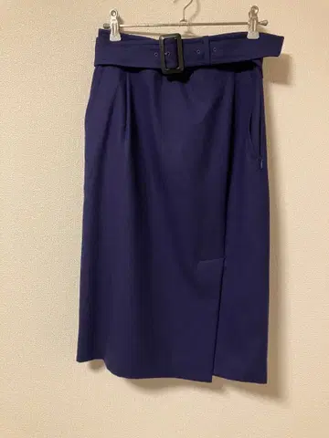 PINKY & DIANNE 벨트 타이 트 스커트 38