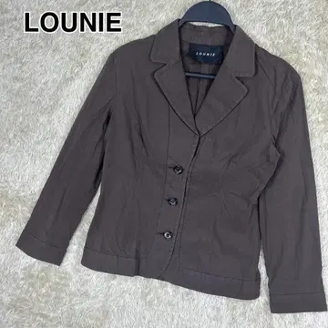 LOUNIE 테일러드 자켓 브라운 M 여성용