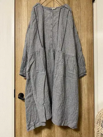 새상품 사만사 모스모스 [항균 방취] 패턴 모듬 폭신 튜닉 네이비