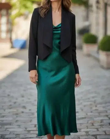 블랙 긴팔 자켓