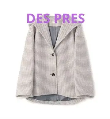 TOMORROWLAND 데프레 울 더블 모사 후디드 숏코트