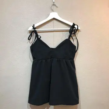 prose verse 어깨 리본 V넥 페플럼 뷔스티에 M 사이즈