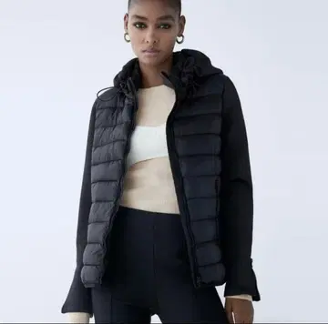 ZARA 자켓 퍼프 후드티 2WAY