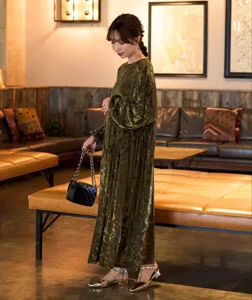 FREAK'S STORE 오팔 꽃무늬 절개 드레스 (원피스)