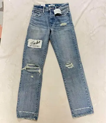 MOUSSY 스키니 청바지 라이트 블루