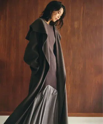 FRAY I.D 로얄 지롱 숄 리버 롱 코트