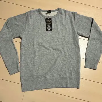 가격 인하 새상품 미사용 택 포함 EDWIN 그레이 크루넥 트레이닝복 S