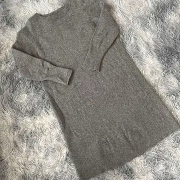 23구 캐시미어 양모 혼합 니트 원피스 튜닉 사이즈 38