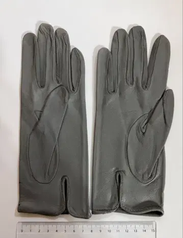 스페인산 가죽 그로브 (장갑) 그레이 사이즈 7 1/3