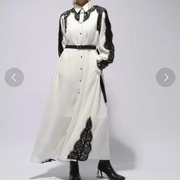 하이 컬러 레이스 원피스 HARE 하레 레이스