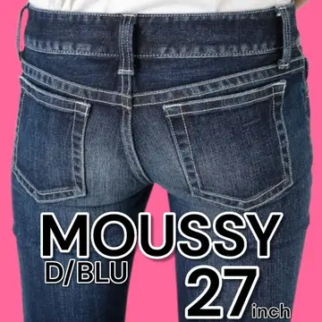 [레어] MOUSSY 27inch Y2K 오리지널 스키니