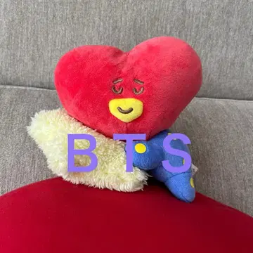 BTS 하트형 봉제 인형