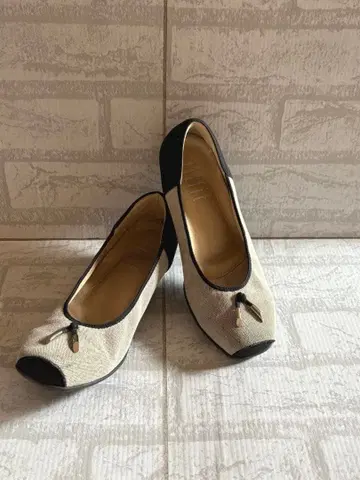 핏핏 발수 발레 펌프스 3 그레이 x 블랙