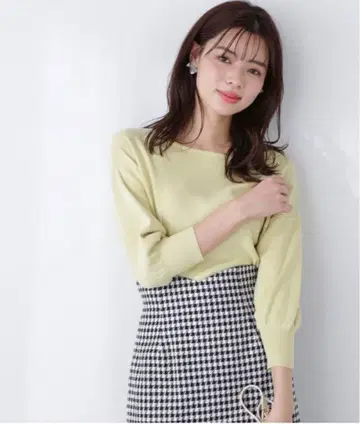 보트넥 돌먼 니트 PROPORTION BODY DRESSING