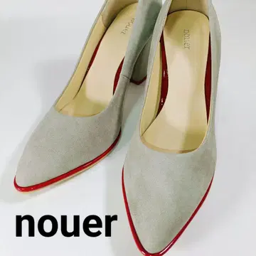 새상품급 nouer 그레이 하이힐 38 일본제