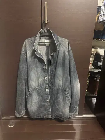 quadro:medio 데님 긴팔 셔츠 made in Japan