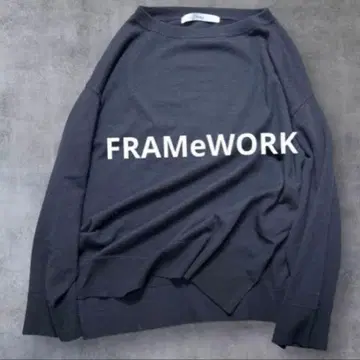 프레임워크 고급 울 넉넉한 릴랙스 스무스 풀오버 클리닝 완료