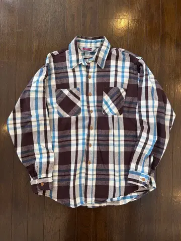 BIG MAC 체크 플란넬 셔츠 L