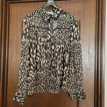 새상품 ZARA 애니멀 프린트 긴팔 셔츠
