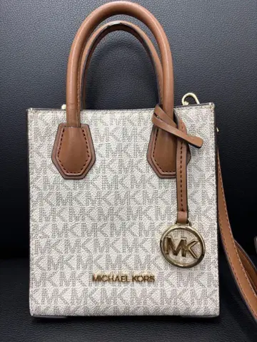 [ 새상품급 ] Michael Kors 숄더백 화이트/브라운