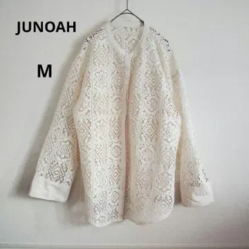 JUNOAH 주노아 레이스 가디건 긴팔 아이보리 M