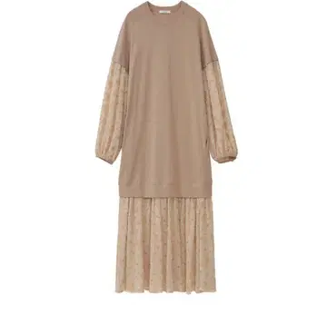 CLANE 클라네 FLOWER LACE MIX 원피스