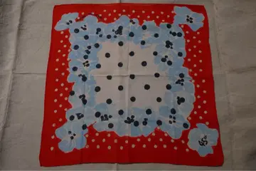 45rpm 하이비스커스 패턴 거즈 반다나 스카프