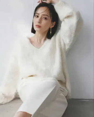 anuans 수리 알파카 니트 풀오버 아이보리 완판템