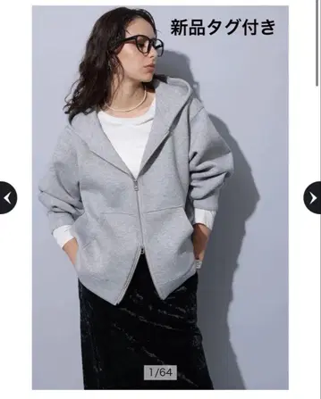 [ 택 포함 새상품 ] 아르페쥬 스토리 종이상자 후드티 그레이 M