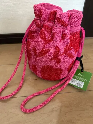 케이트 스페이드 핑크 비즈 복조리 백