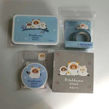 리락쿠마 시마연가 센다이 삿포로 한정판 4개 묶음 판매