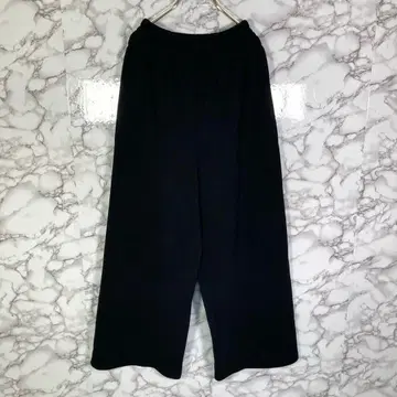 빈티지 ( F ) 허리밴딩 가우초 팬츠 블랙