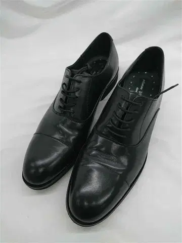 비아칸미노 블랙 계열 가죽 비즈니스 슈즈 26.5cm