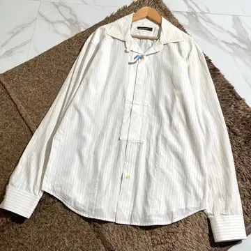 닐바렛 긴팔 셔츠 커터 셔츠 스트라이프 구제 의류 비즈니스 남성용