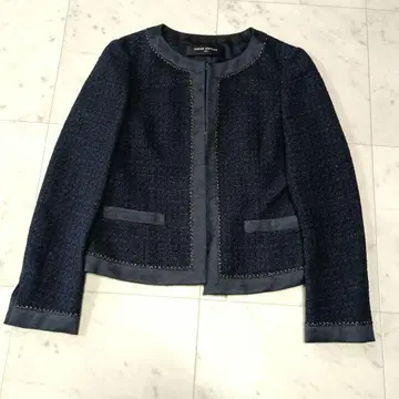 UNITED ARROWS 노카라 자켓 라메 36
