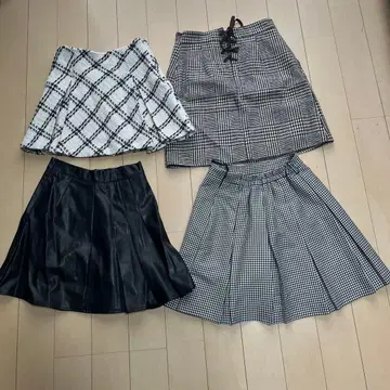 [새상품급] 스커트 묶음 판매 그레일 콜자 쉬인 잉그 S사이즈 F사이즈