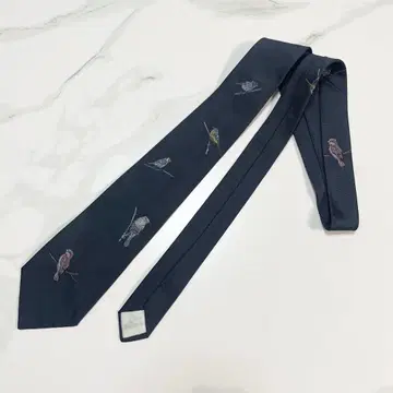 Dominique France 도미니크 프랑스 실크 넥타이 새