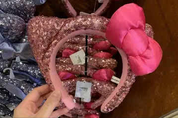 USJ 유니버셜 키티 스팽글 머리띠