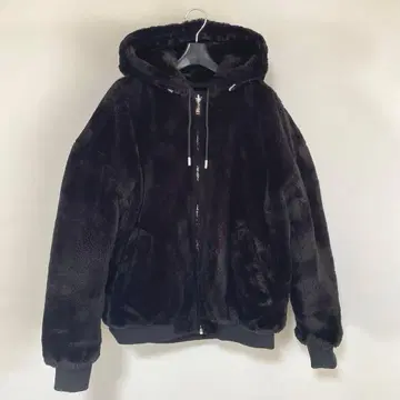 자라 리버서블 인조 모피 봄버 자켓 블랙 블랙 DMW