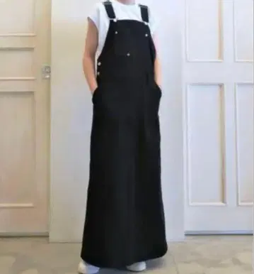 THE SHINZONE 치노 점프 스커트 오버롤 스커트 블랙 36M