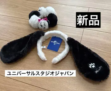 미사용 스누피 머리띠 유니버셜 벨짱 스크런치 팔찌