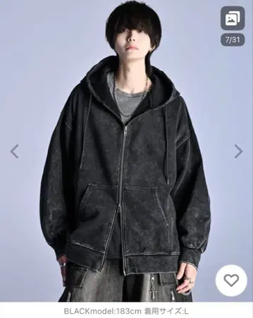 welise 이누가오 쿄 x KEI INUKAI 콜라보 후드티 블랙