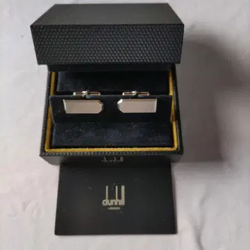 dunhill 실버 커프 링크스