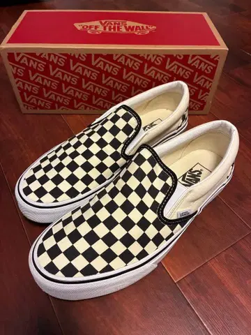 [박스 포함] vans 슬립온 체커보드 USA 기획