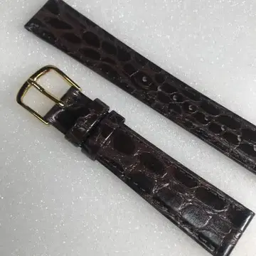 SEIKO 가죽 벨트 다크 브라운 17mm